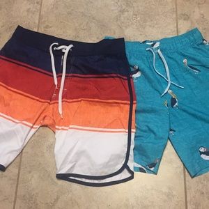 Old Navy Board Shorts 2pairs one price!!! Med.